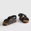 Slingback-sandaler med stropper med to spenner