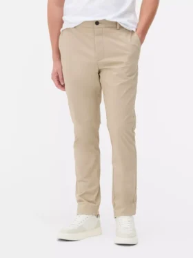 Smal passform, stretch-chinoer