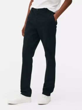 Smal passform, stretch-chinoer