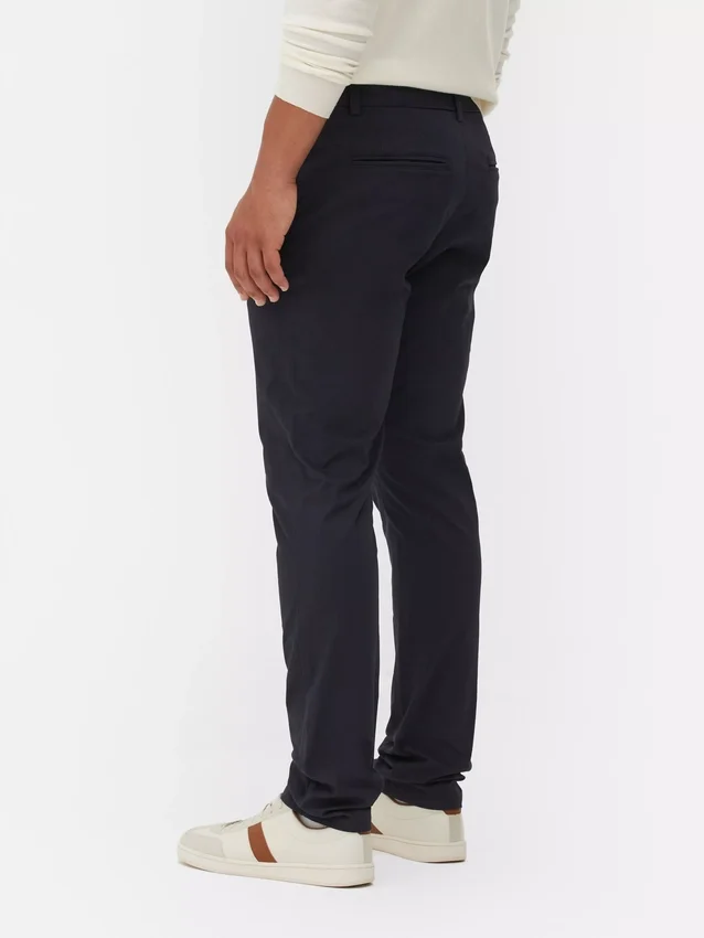 Smal passform, stretch-chinoer
