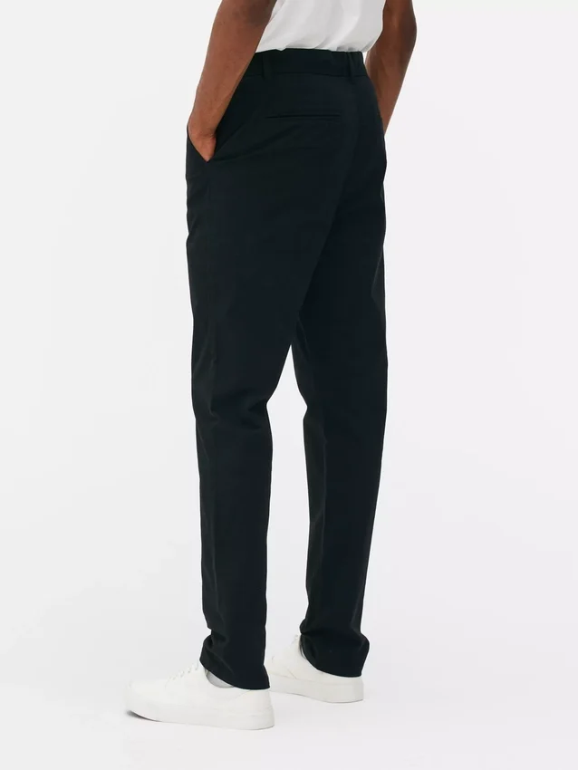 Smal passform, stretch-chinoer