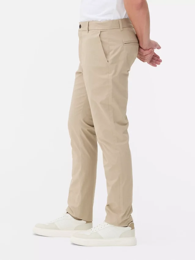 Smal passform, stretch-chinoer