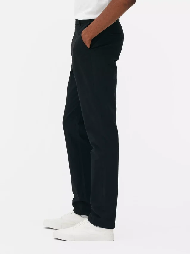 Smal passform, stretch-chinoer