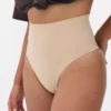 Sømløs formende tanga med høy midje