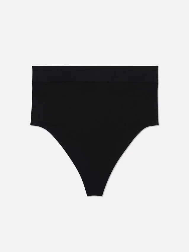 Sømløs formende tanga med høy midje