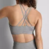 Sømløs, høyglanset aktiv crop-top