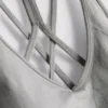 Sømløs, høyglanset aktiv crop-top