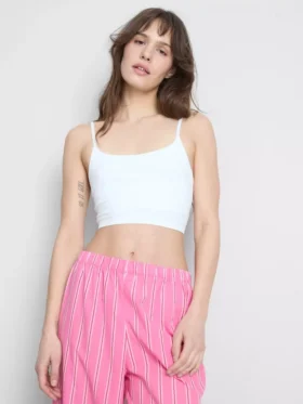 Sømløs, kort cami-top