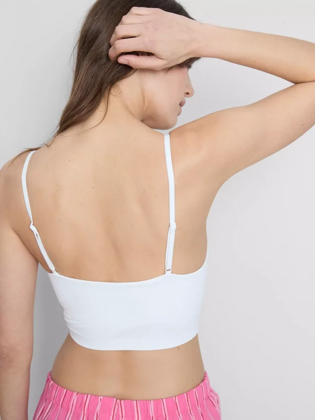 Sømløs, kort cami-top