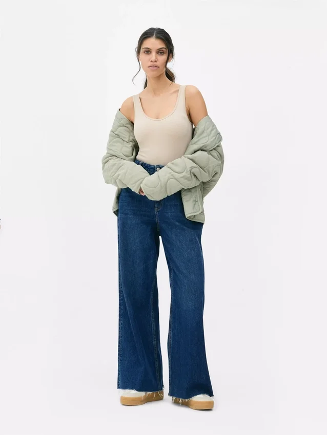 Sømløs ribbet body