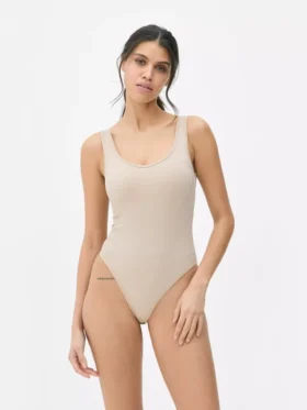 Sømløs ribbet body
