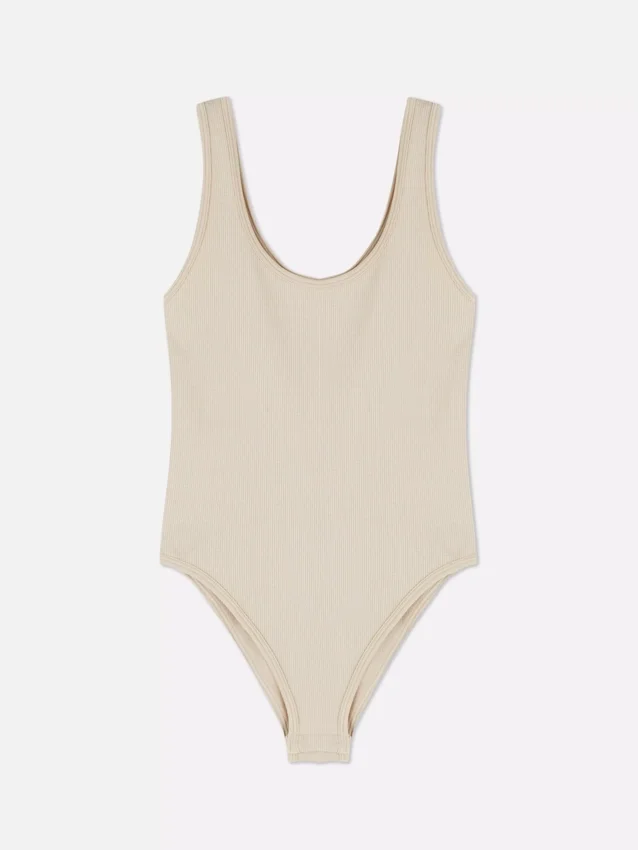 Sømløs ribbet body