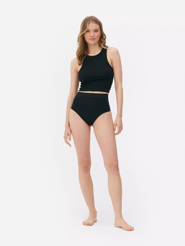 Sømløs Shapewear tanga med høy midje