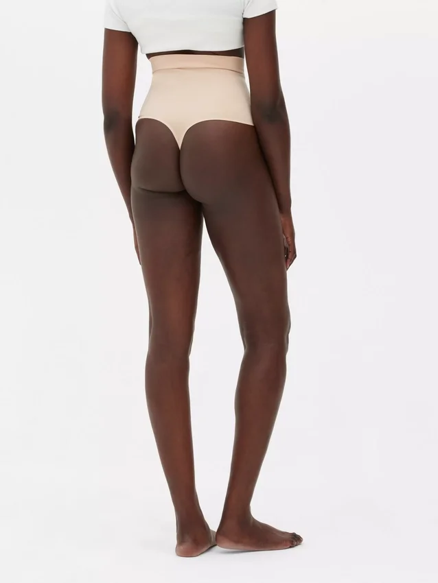 Sømløs Shapewear tanga med høy midje
