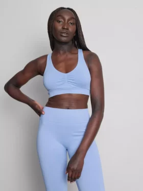 Sømløs, stroppet aktiv crop-top