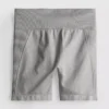 Sømløse, høyglansede treningsshorts