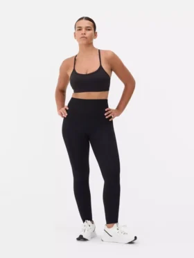 Sømløse leggings med høy midje