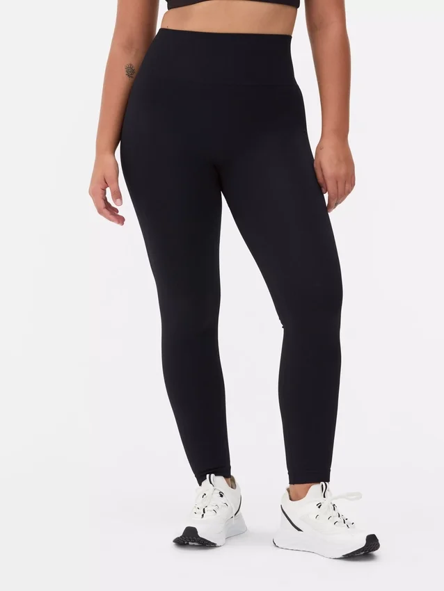Sømløse leggings med høy midje