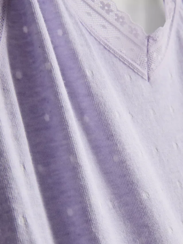 Sømløse pysjamaser med kort topp og shorts