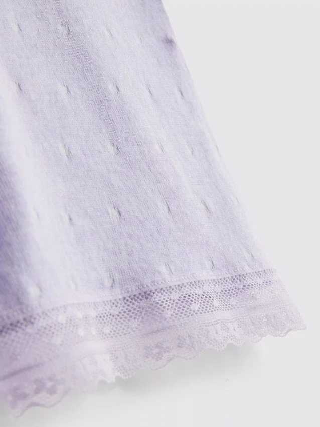 Sømløse pysjamaser med kort topp og shorts