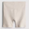 Sømløse ribbestrikkede treningsshorts