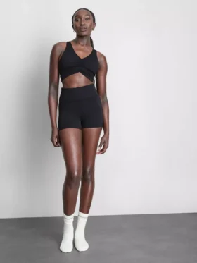 Smørmyk, rynket crop-top