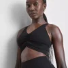 Smørmyk, rynket crop-top