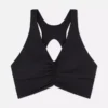 Smørmyk, rynket crop-top