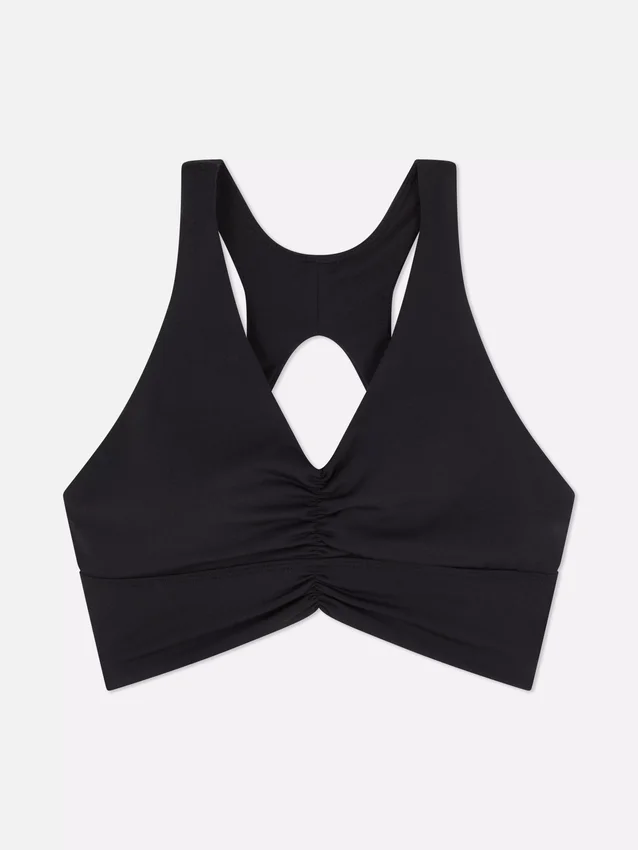 Smørmyk, rynket crop-top