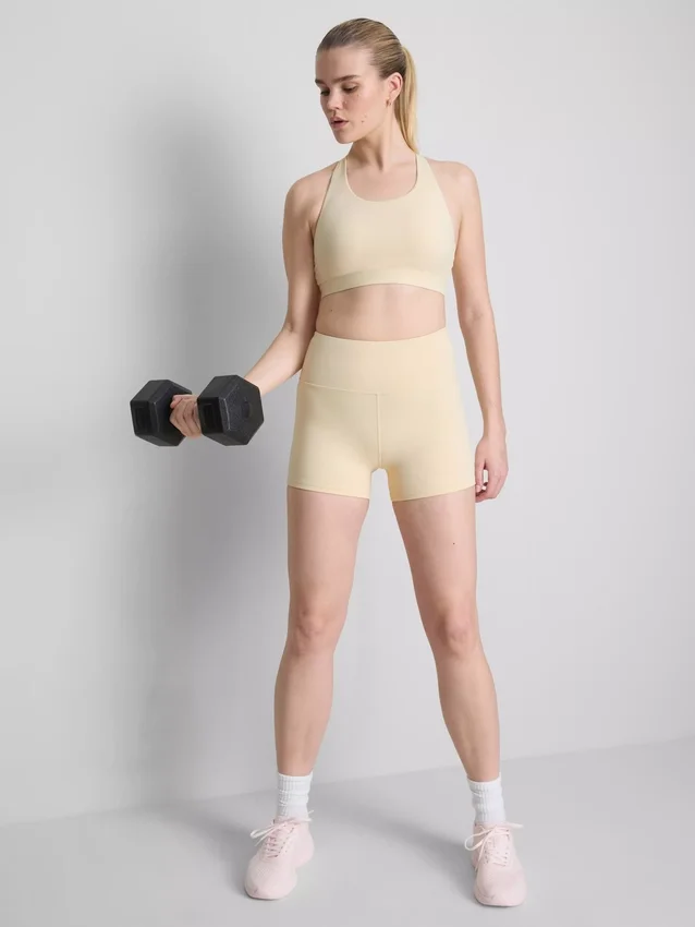 Smørmyk, stroppet crop-top