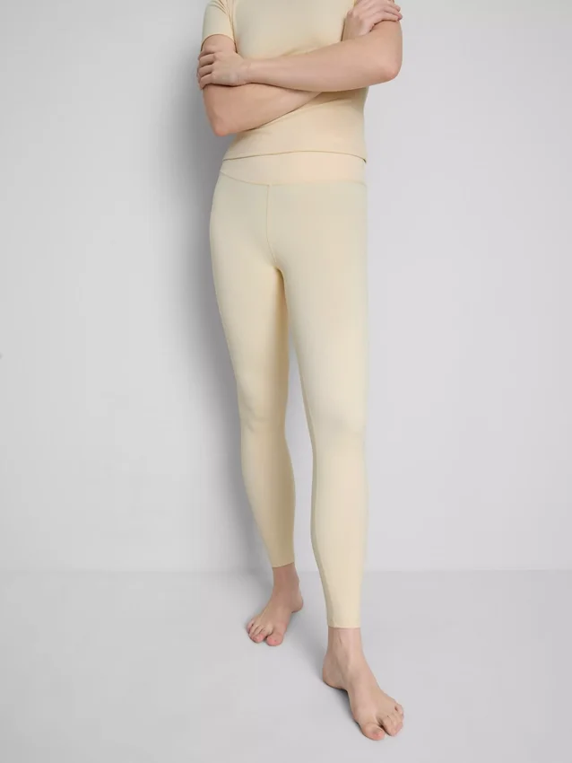 Smørmyke leggings med høy midje til trening