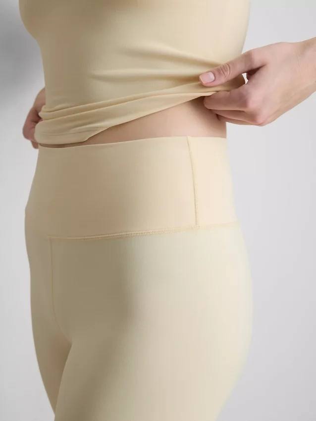 Smørmyke leggings med høy midje til trening