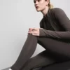 Smørmyke leggings med høy midje til trening