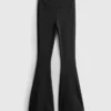 Smørmyke leggings med utvidet ben