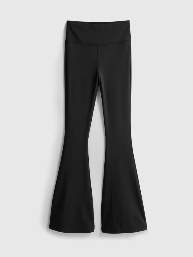 Smørmyke leggings med utvidet ben