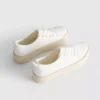 Sneakers i jute med flatform