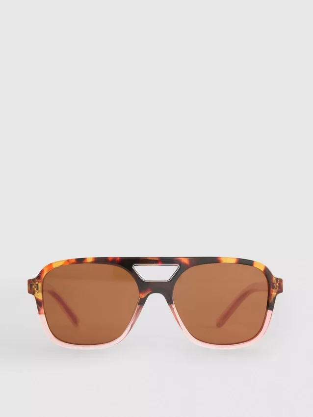 Solbriller i aviator-stil av akryl