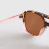 Solbriller i aviator-stil av akryl