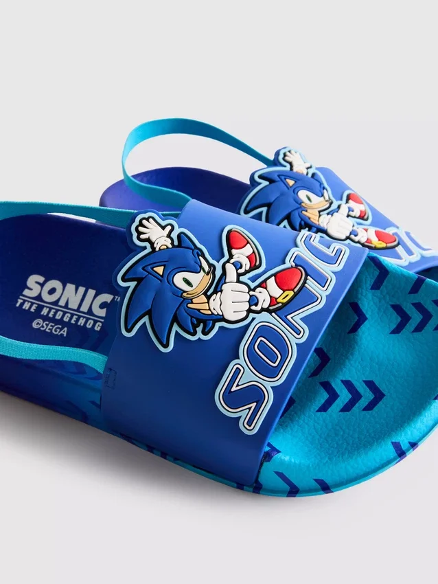 Sonic the Hedgehog-klogger med stropp bak
