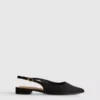 Spisse slingback-mules