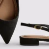 Spisse slingback-mules