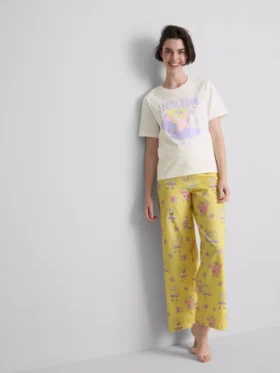 Spongebob SquarePants OOTD-pysjamastopper med grafisk trykk