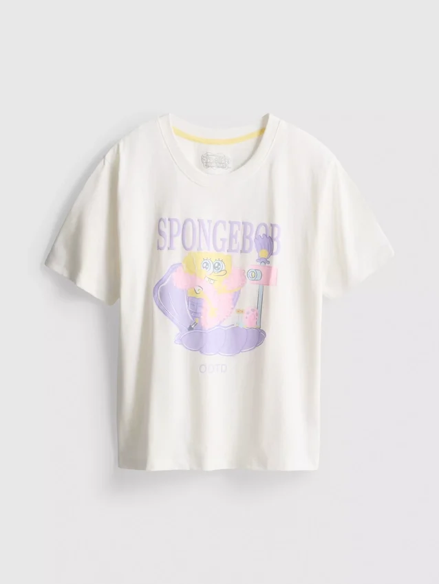 Spongebob SquarePants OOTD-pysjamastopper med grafisk trykk
