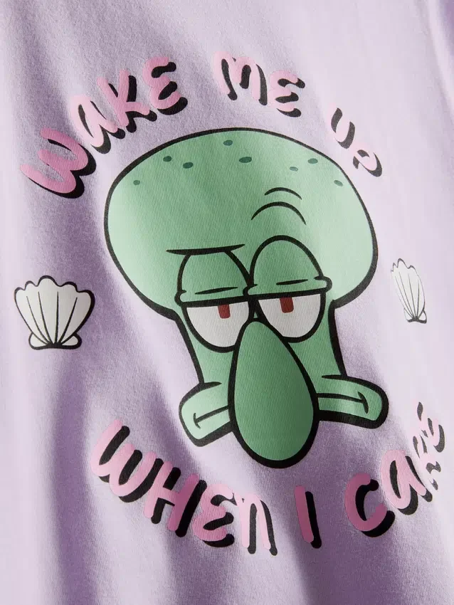 SpongeBob SquarePants-pysjamaser i bomull med grafisk trykk