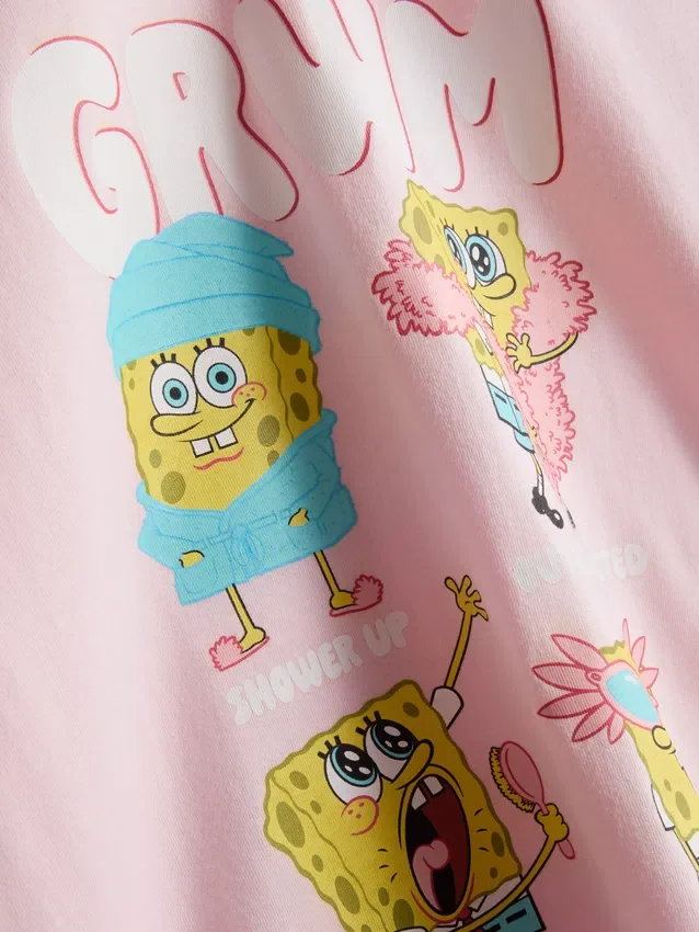 SpongeBob SquarePants-pysjamaser med kort ben og motiv
