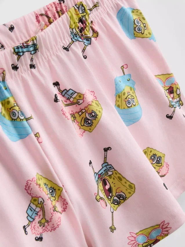 SpongeBob SquarePants-pysjamaser med kort ben og motiv
