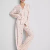Stacey Solomon gingham-mønstret boyfriend-stil-pysjamaser
