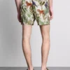 Strandshorts med jungelmønster