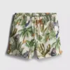 Strandshorts med jungelmønster