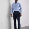 Stretch-skjorte med normal passform